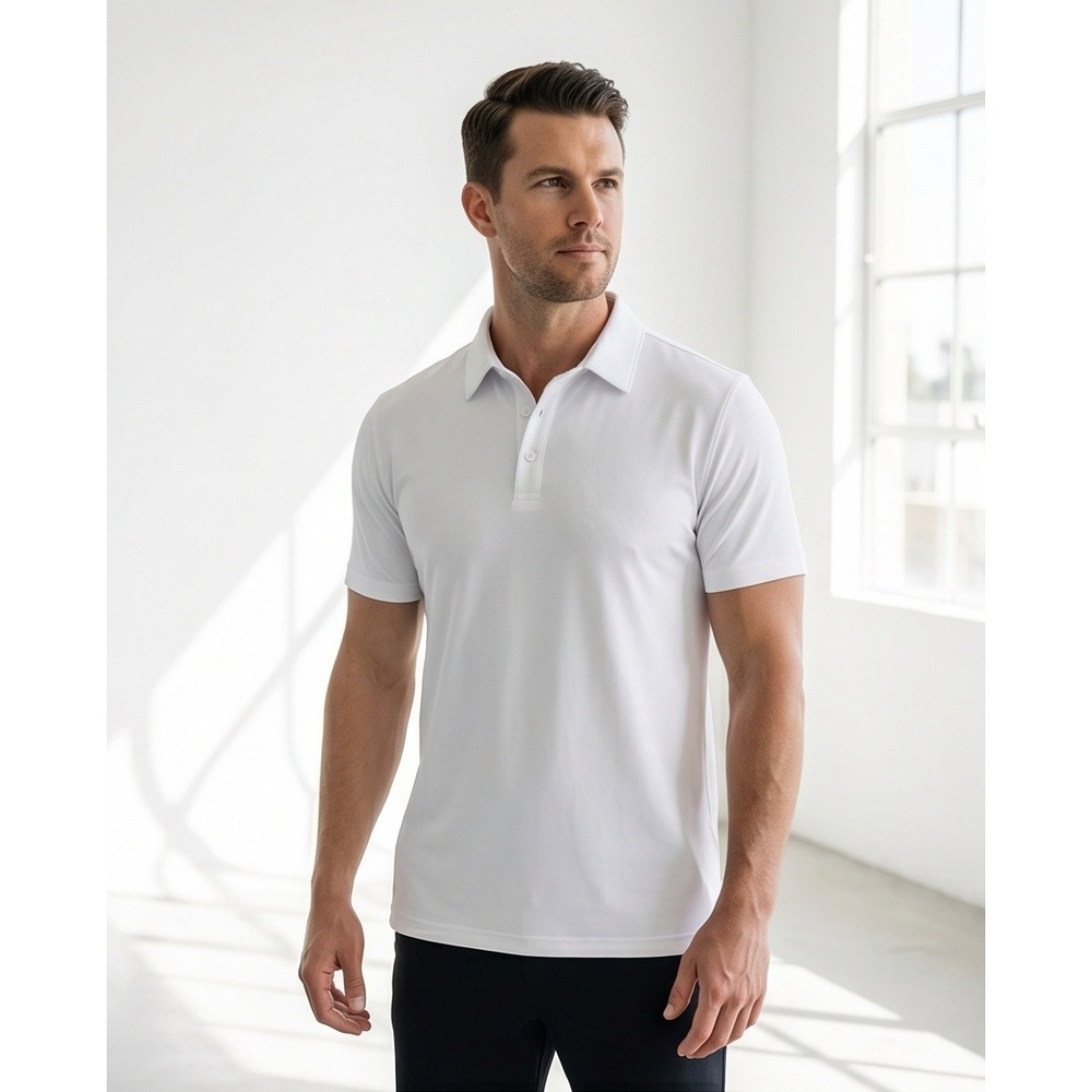 Adidas Mens 2X Performance Polo White Short Sleeve Golf Shirt AE8967 2XL NWT